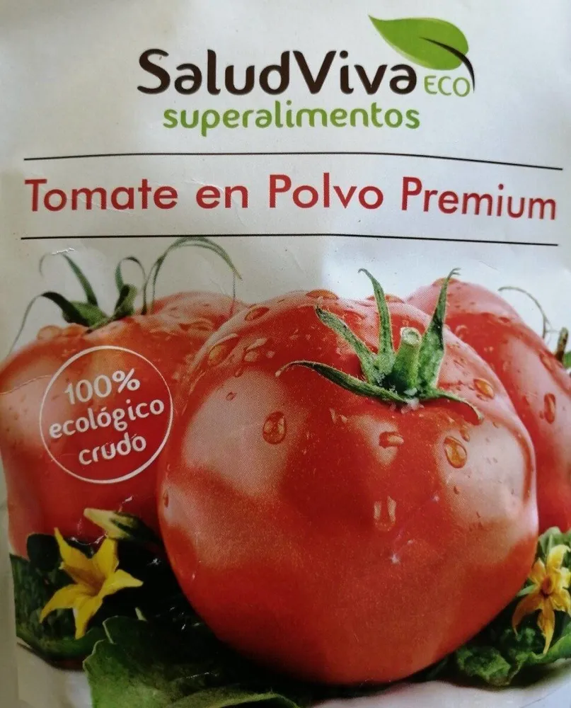 Tomate crudo en polvo