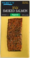 Wild smoked salmon peppered