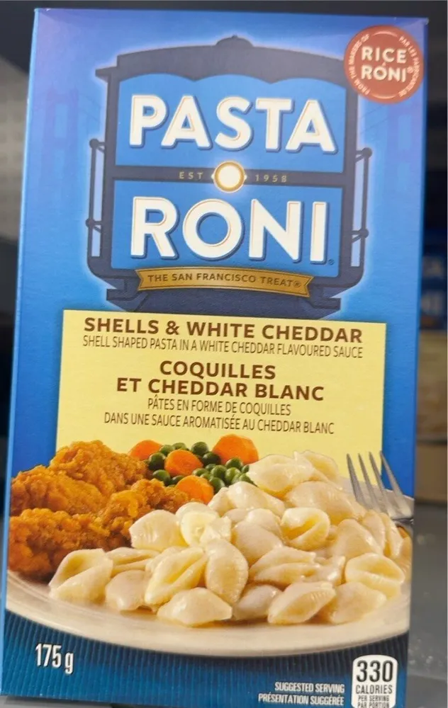 shells and white cheddar