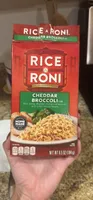 CHEDDAR BROCCOLI flavor Rice, pasta, cheddar cheese and broccoli with other natural flavors