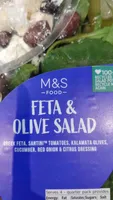 Feta and olive salad