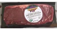 Lean Organic Grass-Fed Beef Strip Loin Steak
