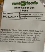 White Kaiser Buns