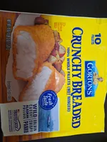 crunchy breaded 100% whole fillets