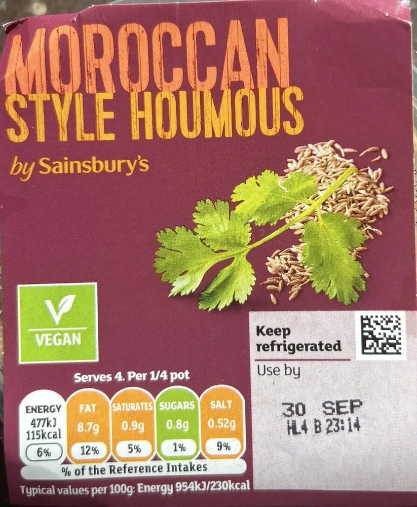 Moroccan Style Houmous