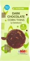 Dark Chocolate Corn Thins 4 x (130g)