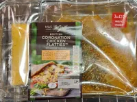 Coronation chicken flatties
