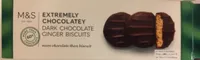 Extremely chocolatey ginger biscuits
