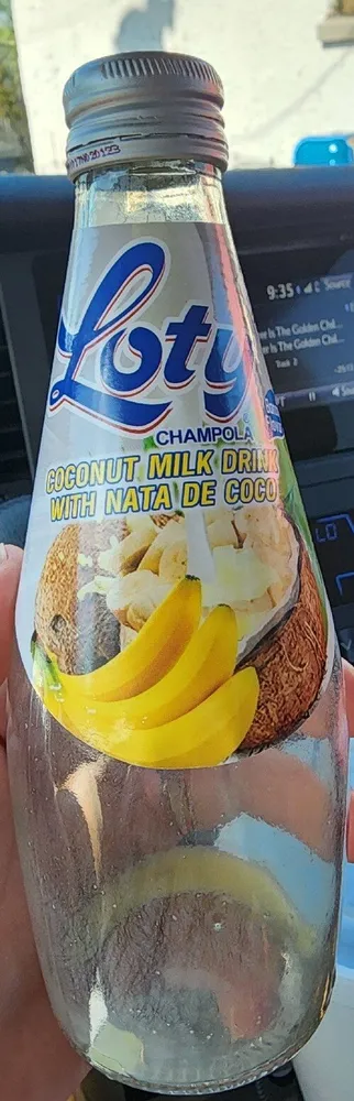 Coconut milk drink banana