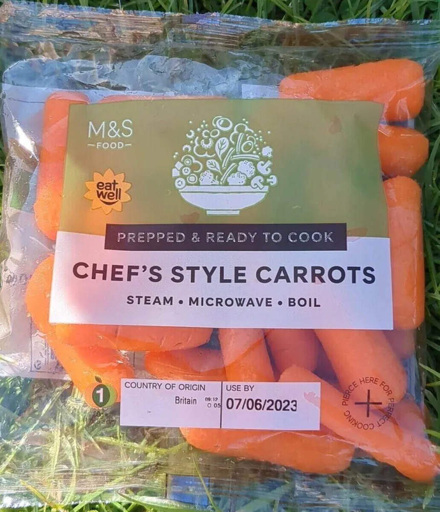 Chef's style carrots