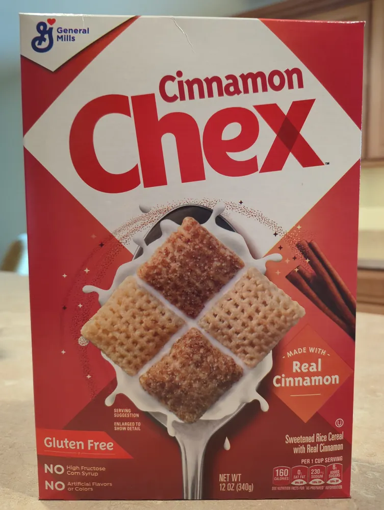 Chex Cinnamon gluten free