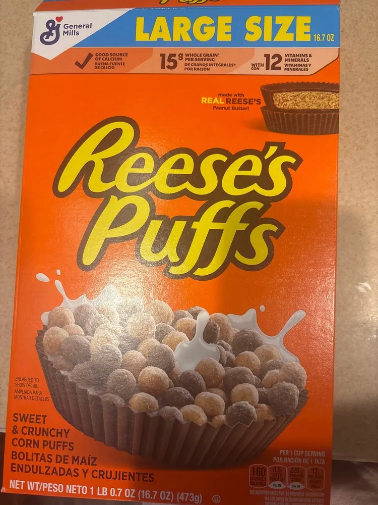 General mills reeses puffs cereal