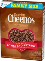 Chocolate flavored whole grain oat cereal
