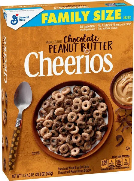 Sweetened whole grain oat cereal flavored with