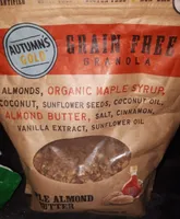 Grain Free Granola Maple Almond Butter
