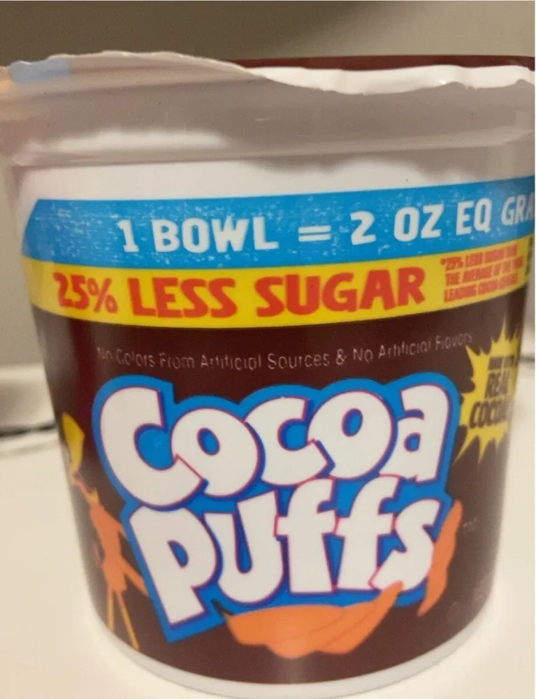 Reduced Sugar Cup Cereal