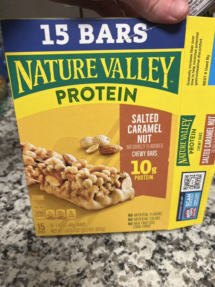 Salted Caramel Nut Chewy Bars