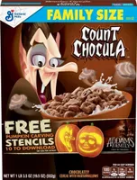 Count chocula chocolatey cereal with marshmallows