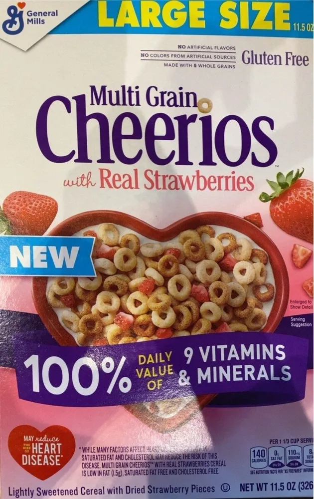 Multi Grain Cherios with Real Strawberries