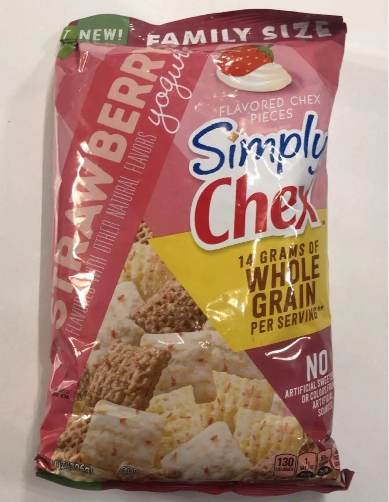Strawberry yogurt simply chex