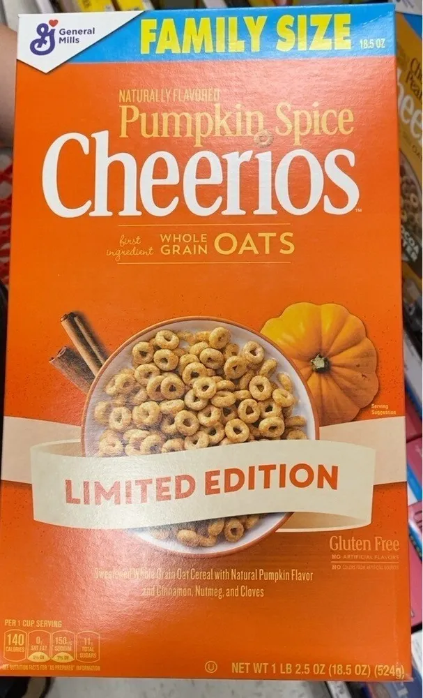 Pumpkin spice cheerios