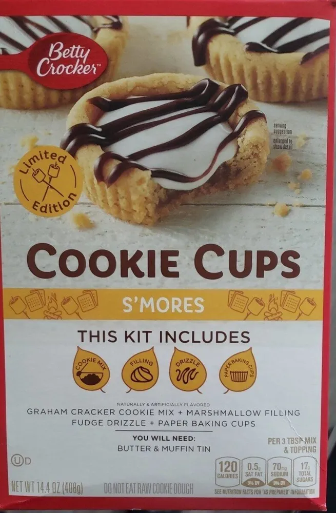 Cookie Cups - S'mores