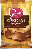 Roasted garlic rye chips