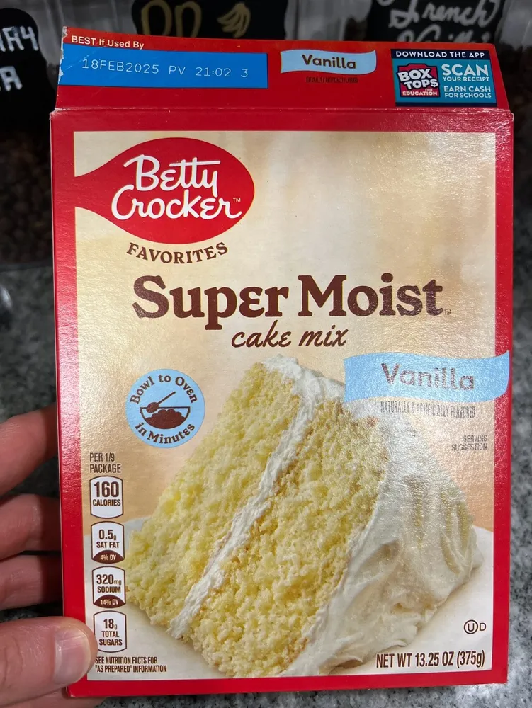 Super Moist Cake Mix Vanilla
