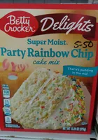 Party Rainbow Chip Cake