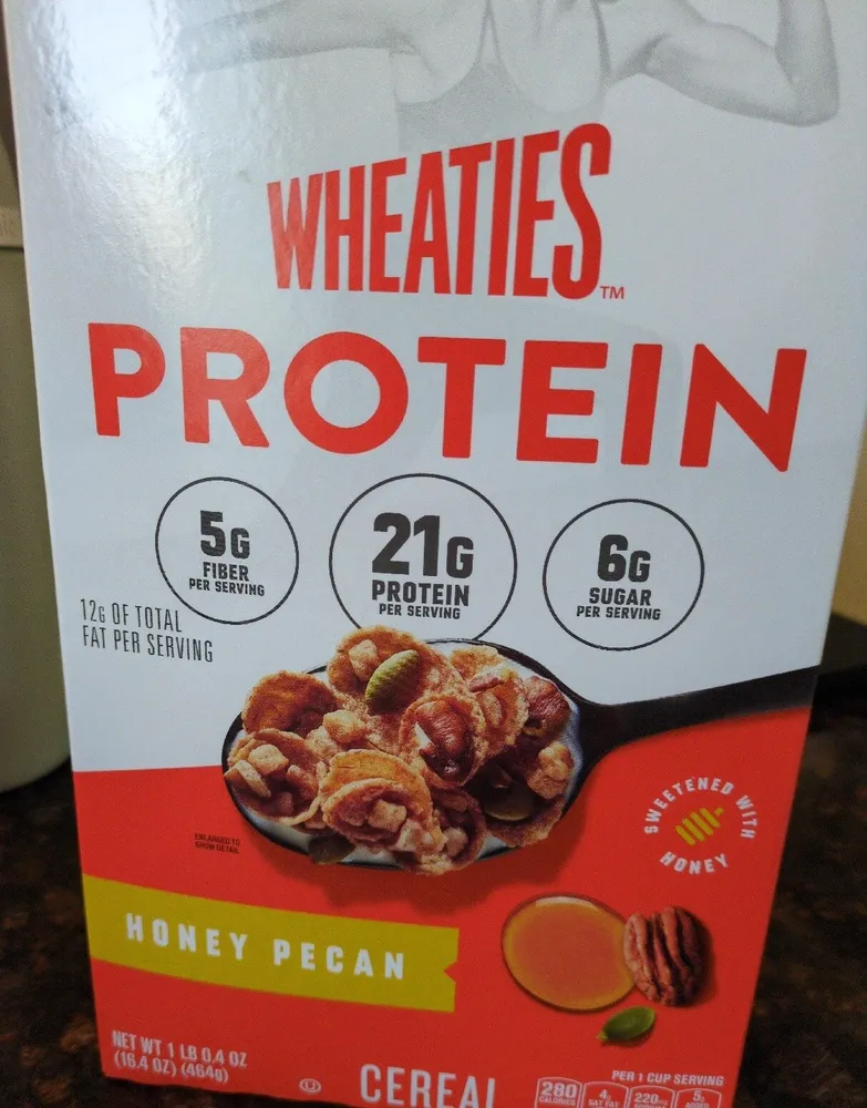 Wheaties Protein Honey Pecan Cereal