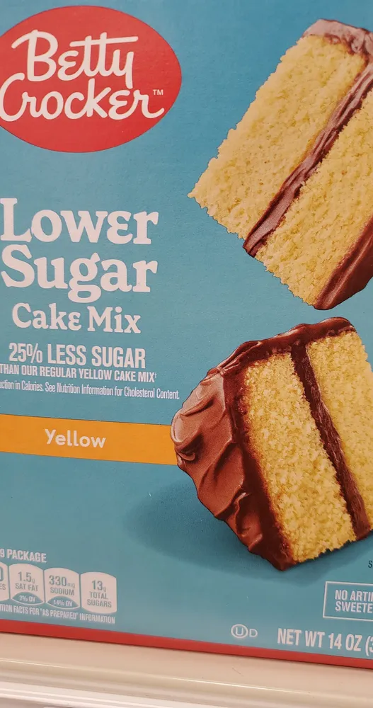 Lower Sugar Cake Mix