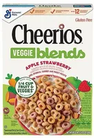 Cheerios Veggie Blends Apple Strawberry Sweetened Oat & Corn Cereal