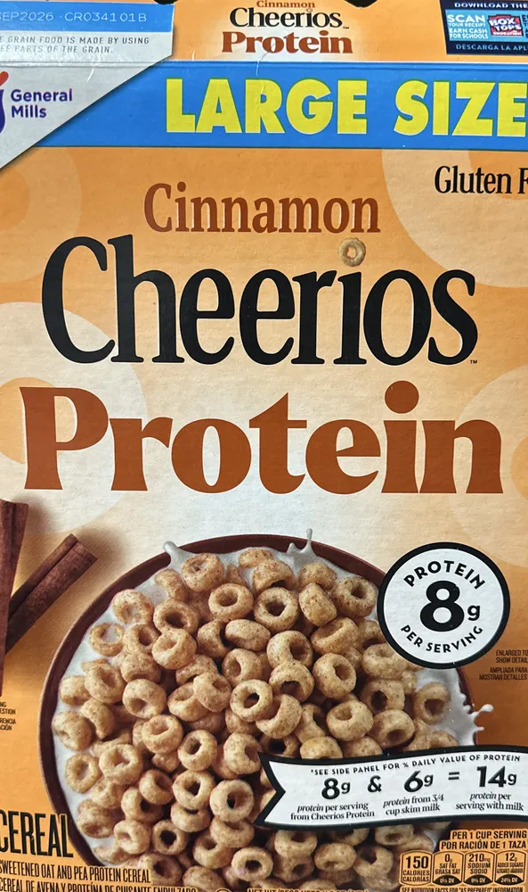 Cinnamon Cheerios Protein