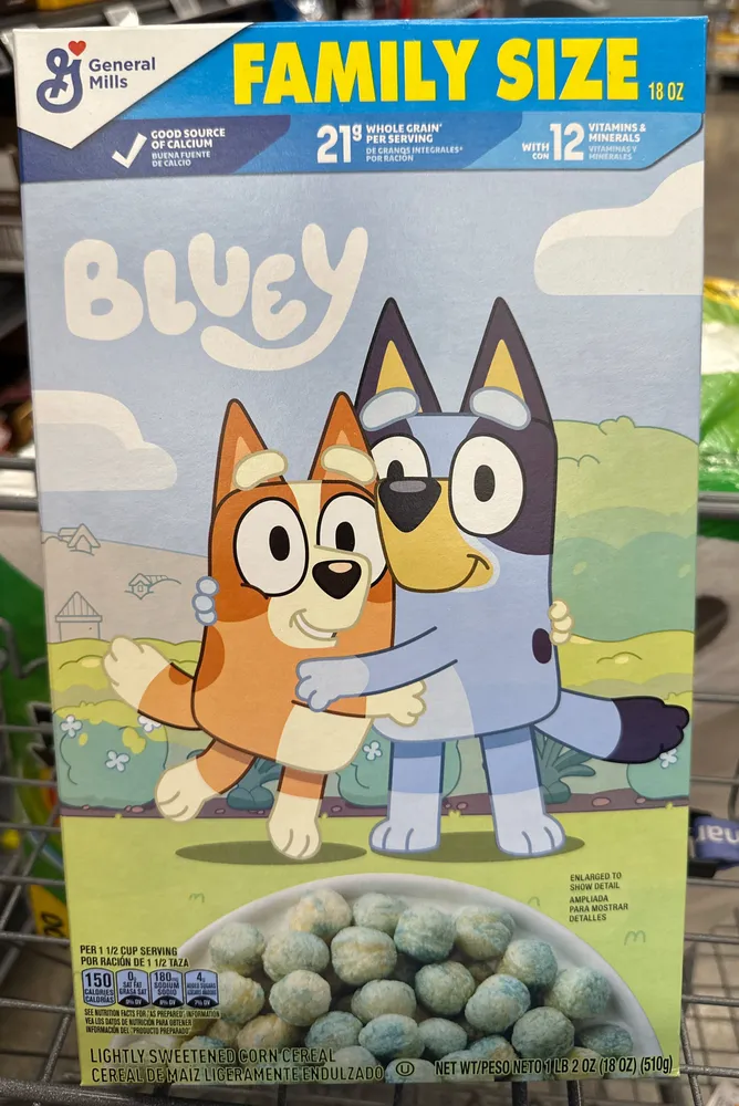 Bluey cereal