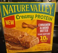 Creamy Protein Cinnamon Almond Butter Creamy Crispy Bars