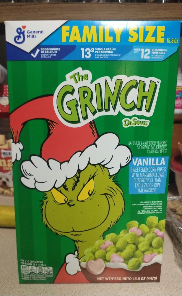 The Grinch Vanilla Cereal
