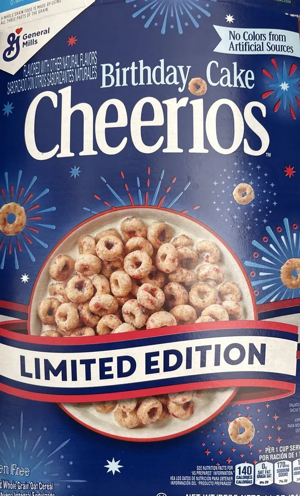 Birthday Cake Cheerios