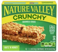NATURE VALLEY CRUNCHY OATS 'N HONEY GRANOLA BARS