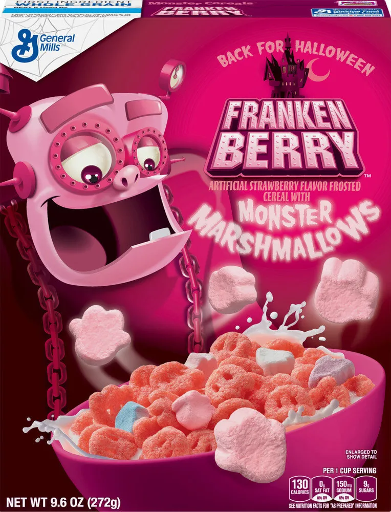 Franken Berry Halloween Breakfast Cereal