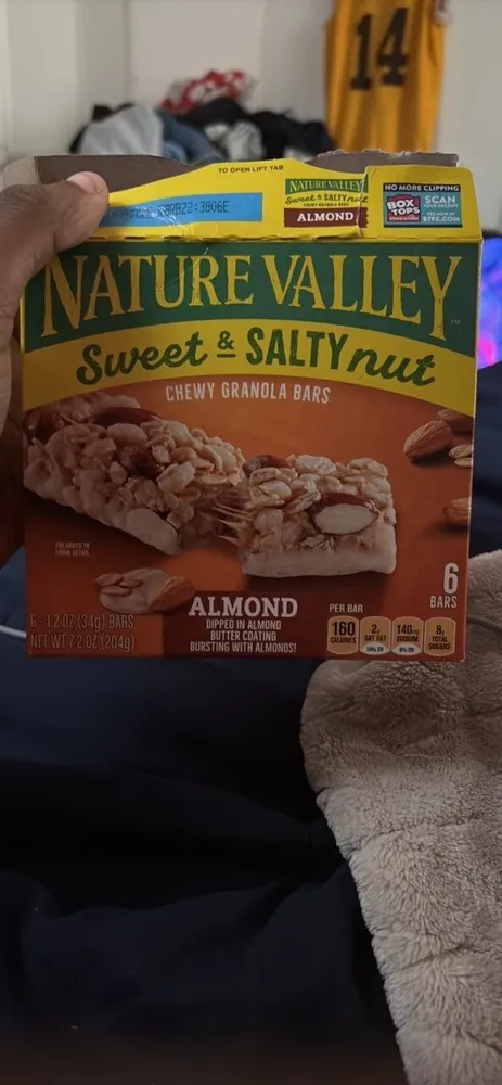 Sweet & Salty nut Chewy Granola Bars ALMOND