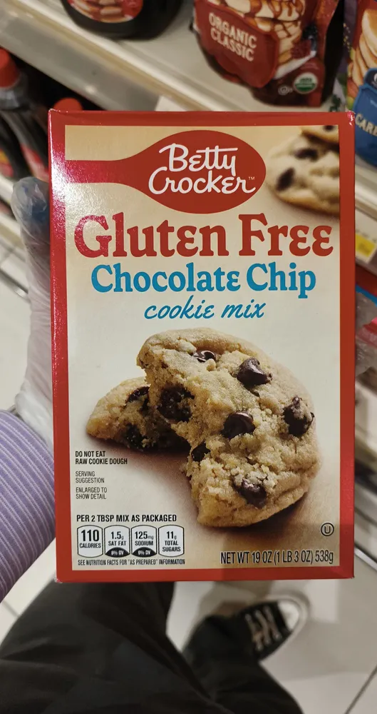 Gluten Free Chocolate Chip cookie mix