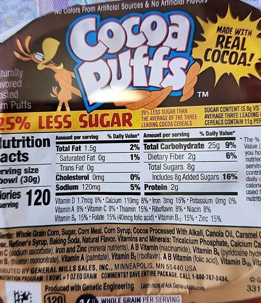 Cocoa puffs