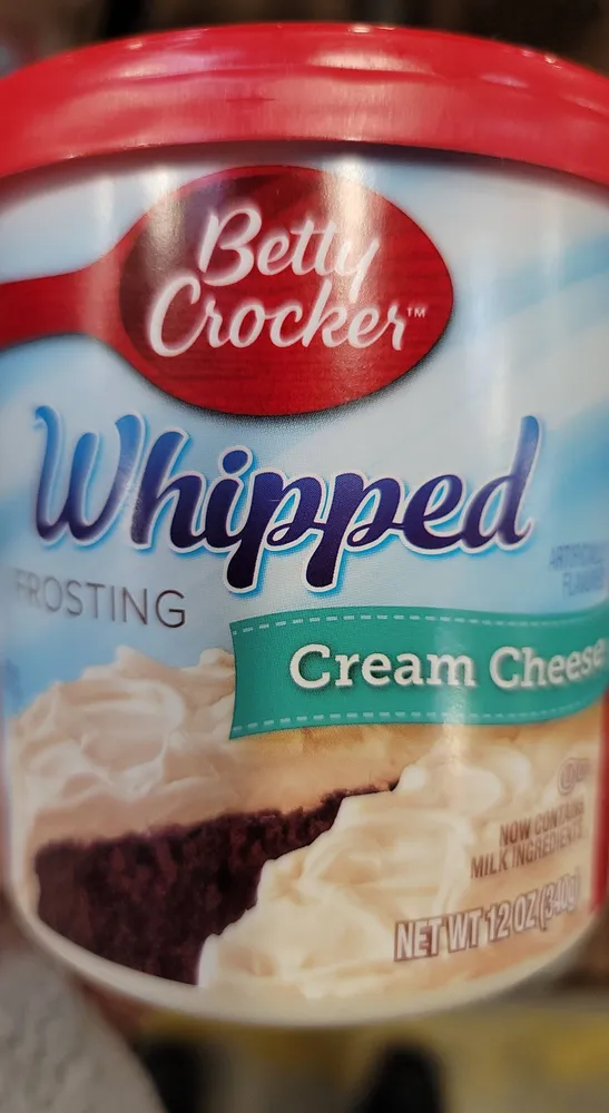 Betty Crocker Whipped Cream Cheese Frosting