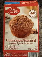 Cinnamon Streusel muffin & quick bread mix