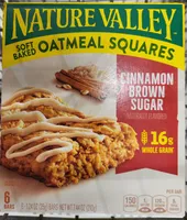 Soft Baked Oatmeal Squares Cinnamon Brown Sugar