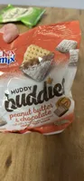 Muddy buddies peanut butter & chocolate coated chex snack