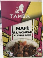 Mafé a l'agneau et son riz blanc