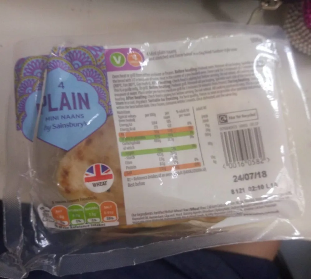 Plain naan