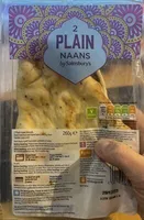 2 Plain Naans