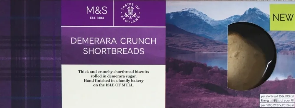 Demerara Crunch Shortbreads